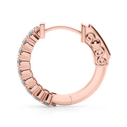 14K Rose Gold 3/8 ct tw New Style Diamond Earring