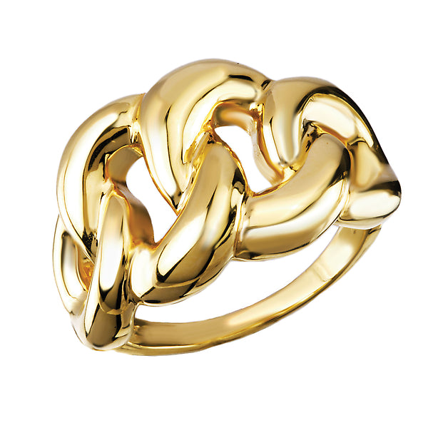 Italian Hollow Chain Link Ring