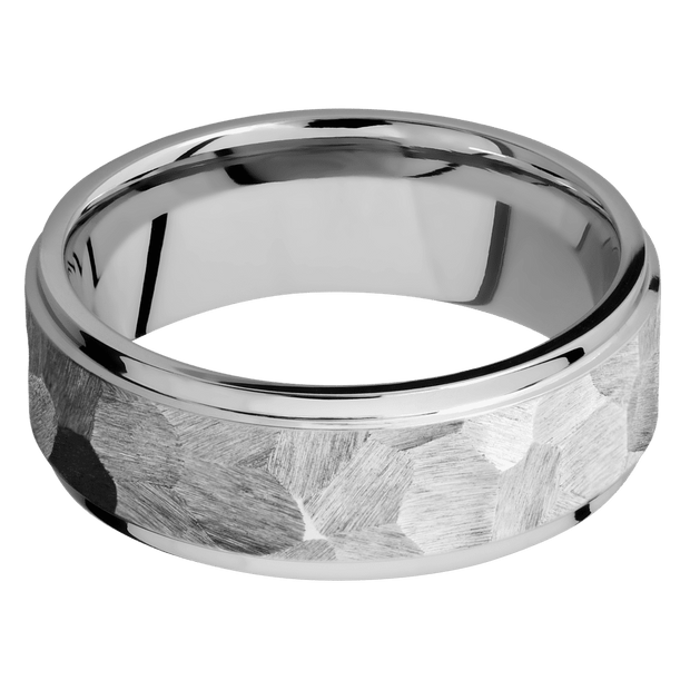 14K White Gold with Rock , Polish Finish