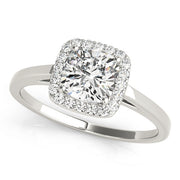 Halo Diamond Engagement Ring