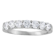 Multi-Diamond Wedding Band in Precious Metals