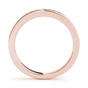 18K Rose Gold 1/5 ct tw Fancy Shape Diamond Wedding Ring