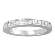 Princess Diamond Multi-Stone Wedding Band