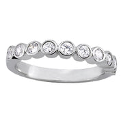 12-Diamond Round Wedding Ring