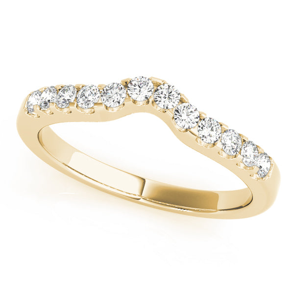 18K Yellow Gold Diamond Wedding Ring