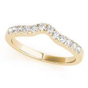 14K Yellow Gold Diamond Wedding Ring