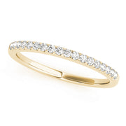 14K Yellow Gold 0.18ctw Diamond Wedding Band