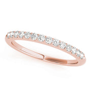 14K Rose Gold Multi-Diamond Wedding Ring