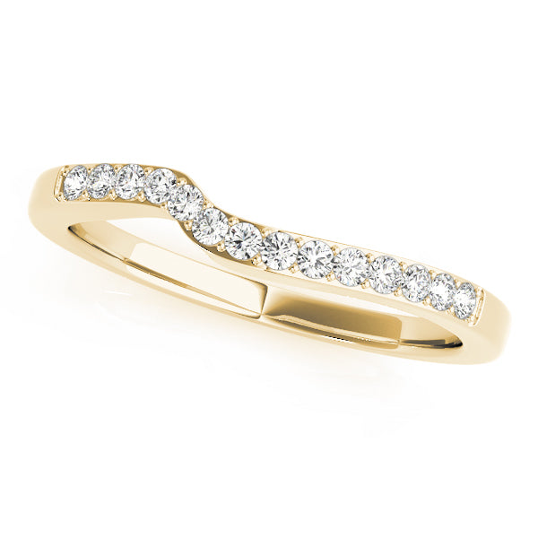 14K Yellow Gold Multi-Diamond Wedding Ring