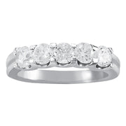 Multi-Diamond 14K Gold Wedding Ring
