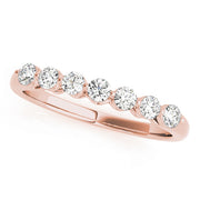 14K Rose Gold 0.7 CT Diamond Wedding Band