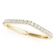 14K Yellow Gold Diamond Wedding Ring