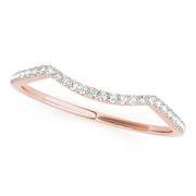 Rose Gold 26-Diamond Wedding Band Ring
