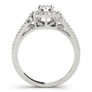 Halo Diamond Engagement Ring