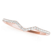 14K Rose Gold Diamond Wedding Ring