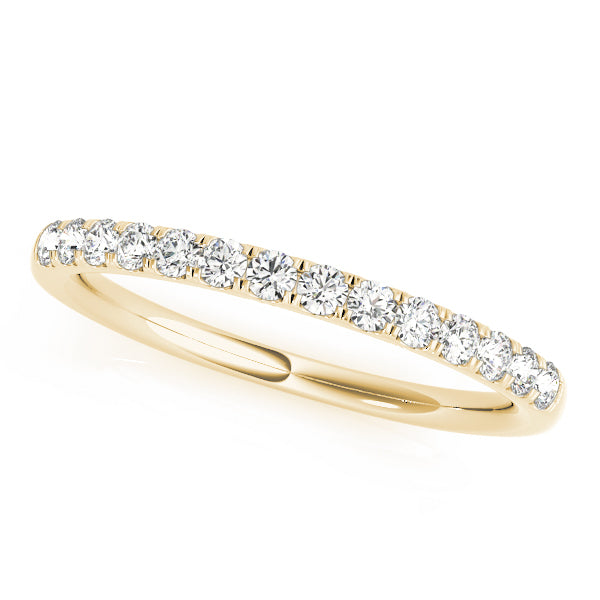 14K Yellow Gold 1/4 ct tw Diamond Wedding Ring
