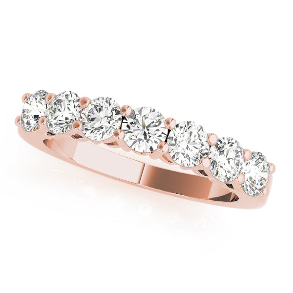 18K Rose Gold Diamond Wedding Ring