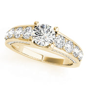 14K Yellow Gold 2.3 ctw Round Diamond Engagement Ring