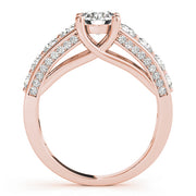 14K Rose Gold 2.3 ctw Diamond Trellis Ring