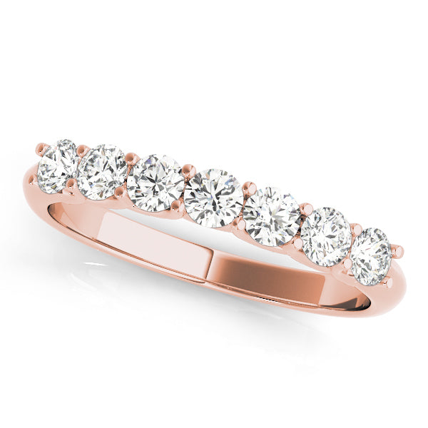 Rose Gold 0.21 CTW Diamond Wedding Band
