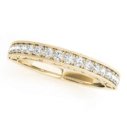 14K Yellow Gold 1/3 ct Diamond Wedding Band