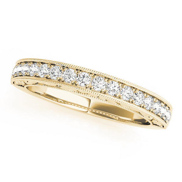 18K Yellow Gold 1/3 ct tw Diamond Wedding Ring