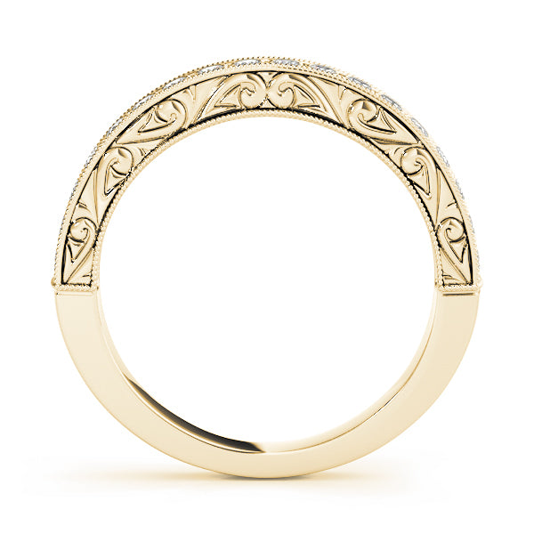 18K Yellow Gold 1/3 ct tw Diamond Wedding Ring