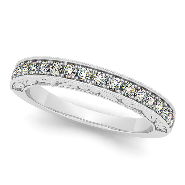 18K White Gold 1/3 ct tw Diamond Wedding Ring