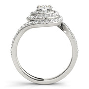 Round Diamond Halo Engagement Ring