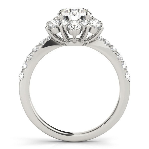 Halo Diamond Engagement Ring