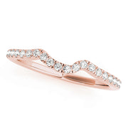 14K Rose Gold Diamond Wedding Ring