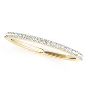 18K Yellow Gold Multi-Diamond Wedding Band