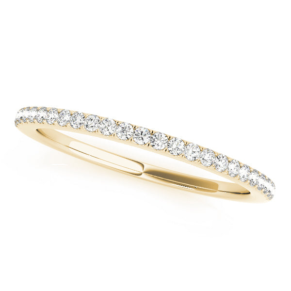 18K Yellow Gold Multi-Diamond Wedding Band