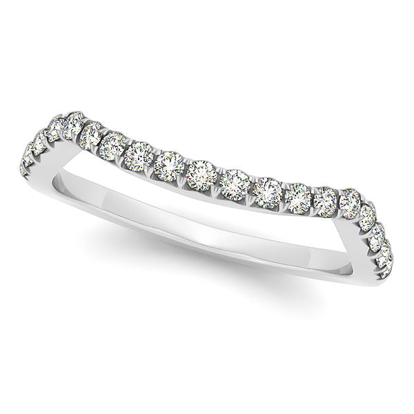 Platinum 1/5 ct tw Diamond Wedding Ring