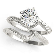 1.0 CT Round Diamond Solitaire Engagement Ring