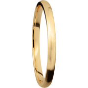 14K Yellow Gold with Satin Finish