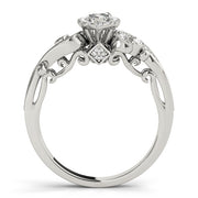Halo Diamond Engagement Ring