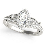 Halo Diamond Engagement Ring