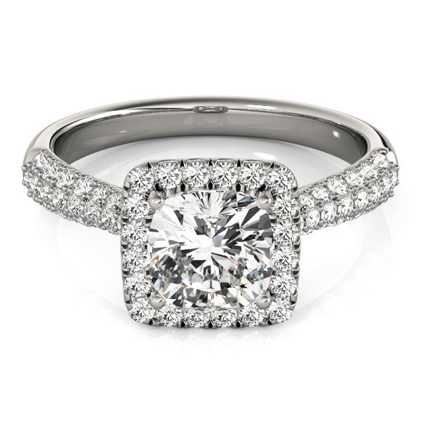 Halo Diamond Engagement Ring