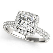 Halo Diamond Engagement Ring