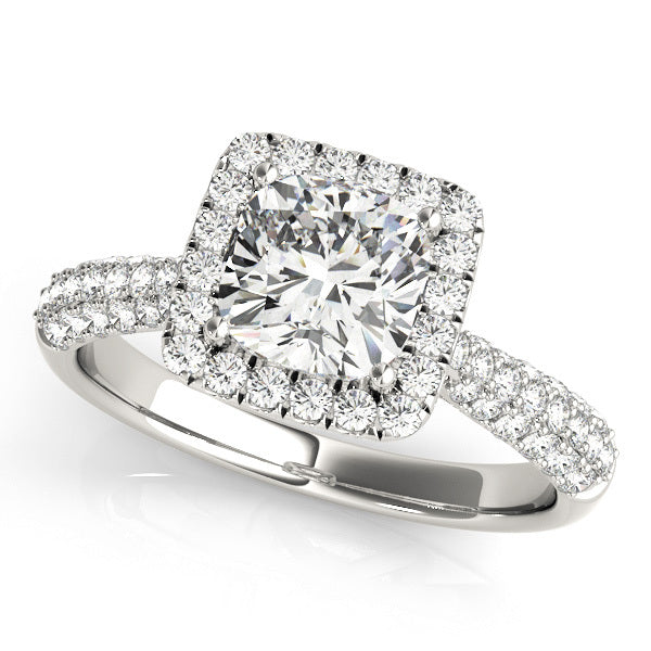 Halo Diamond Engagement Ring