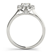 Halo Diamond Engagement Ring