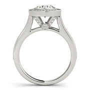 Halo Diamond Engagement Ring