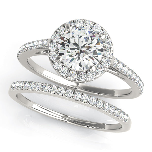 Halo Diamond Engagement Ring