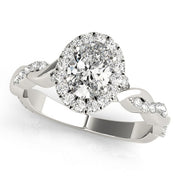 Halo Diamond Engagement Ring
