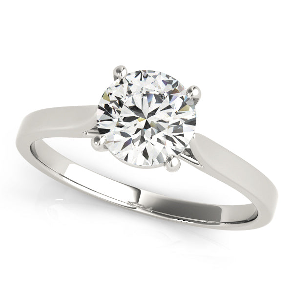 1.0 CT Round Diamond Engagement Solitaire Ring