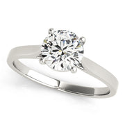 1.0 CT Round Diamond Engagement Solitaire Ring