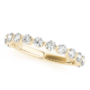 18K Yellow Gold 3/8 ct Diamond Wedding Band