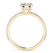 14K Yellow Gold 1 1/4 ct tw Single Row Diamond Engagement Ring