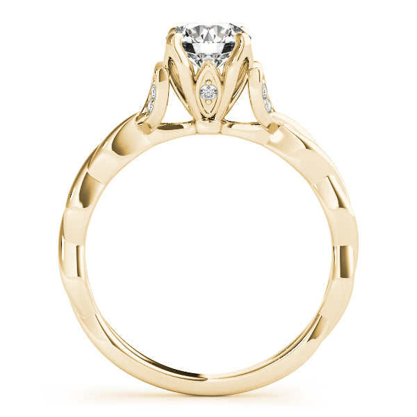 18K Yellow Gold 7/8 ct tw Solitaire Diamond Engagement Ring